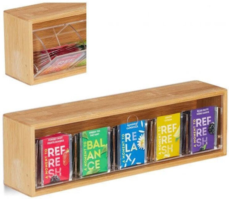 Teedose aus bambus 8