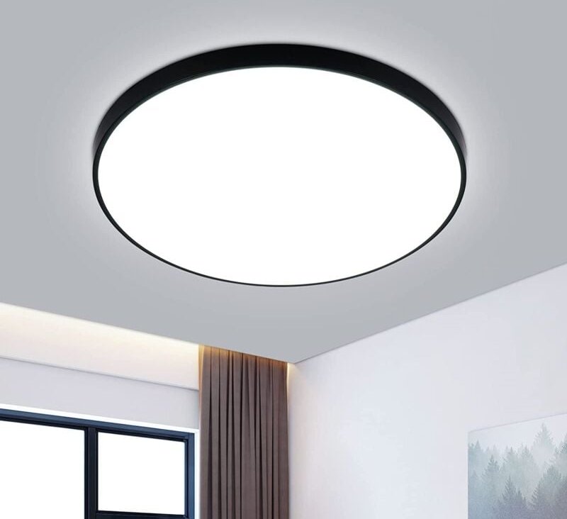 Goeco - led Deckenleuchte Rund Ø27cm Deckenleuchte Kaltweiß 6000K für Badezimmer Wasserdicht IP54 Für Bad, Schlafzimmer,...