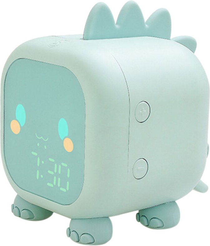 Sveglia digitale per bambini con luce notturna, 2 allarmi, batteria ricaricabile da 1500 mAh