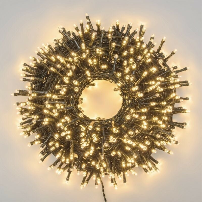 Les Tendances - Mehrzweck-1000-LED-Kette 50 m mit Solarpanel