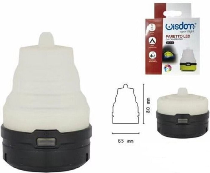 Trade Shop Traesio - Trade Shop - rgb led camping scheinwerfer 7 farben hängende faltbare licht IP20 DT-2175 -