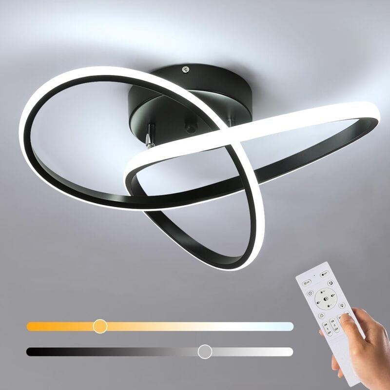 GOECO Dimmbare moderne LED-Deckenleuchte, 36W 4050LM LED-Deckenleuchte mit Fernbedienung 3000K-6500K, LED-Deckenleuchte ...