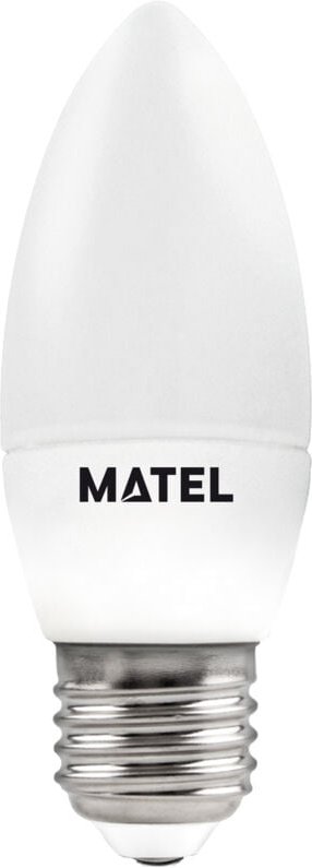 Alfa - Dimmbare Matel-LED-Kerzenlampe 7 w E27 warm