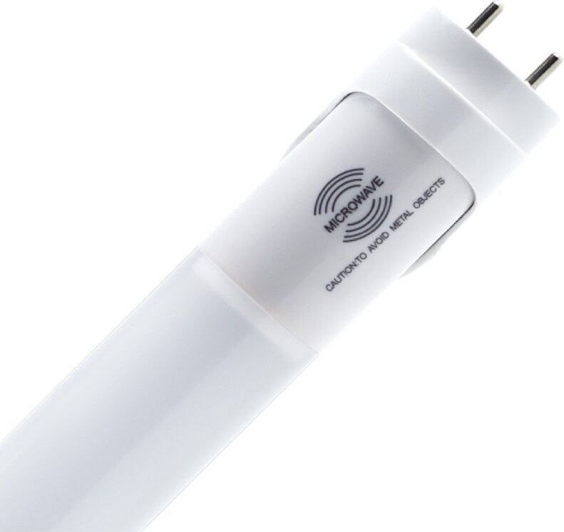 Efectoled - LED-Röhre 120 cm T8 Aluminium mit Bewegungsmelder Radar Vollständige Abschaltung Einseitige Einspeisung 18W ...