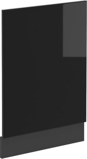 Küchenmöbel R-Line, Schwarz Hochglanz, 45 cm ohne Arbeitsplatte Vicco