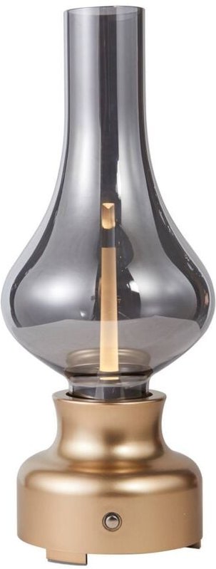Thumbnail - LED Tischlampe "Maxentius" aus Glas dimmbar für Wohnzimmer & Esszimmer von Lindby