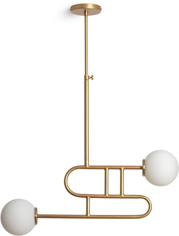 Pendelleuchte Metall Rowsley Gold