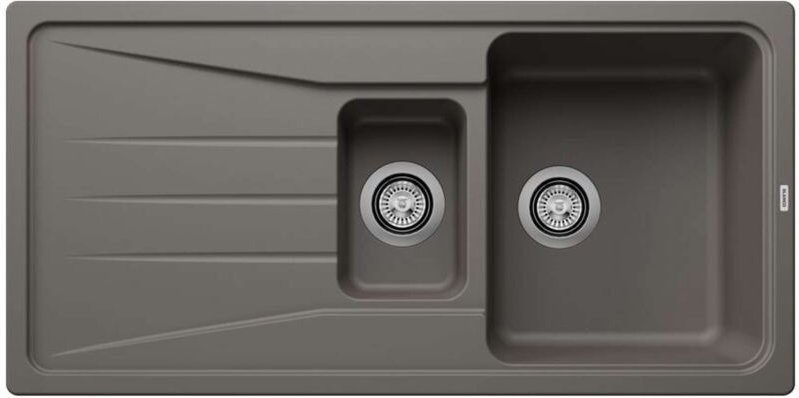 Blanco - Sona 6 - Silgranitspüle, 100x50 cm, grau 527337
