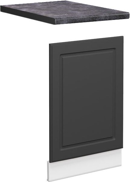 Vicco - Frontblende Fame-Line, Anthrazit-Gold, 45 cm , ap Anthrazit