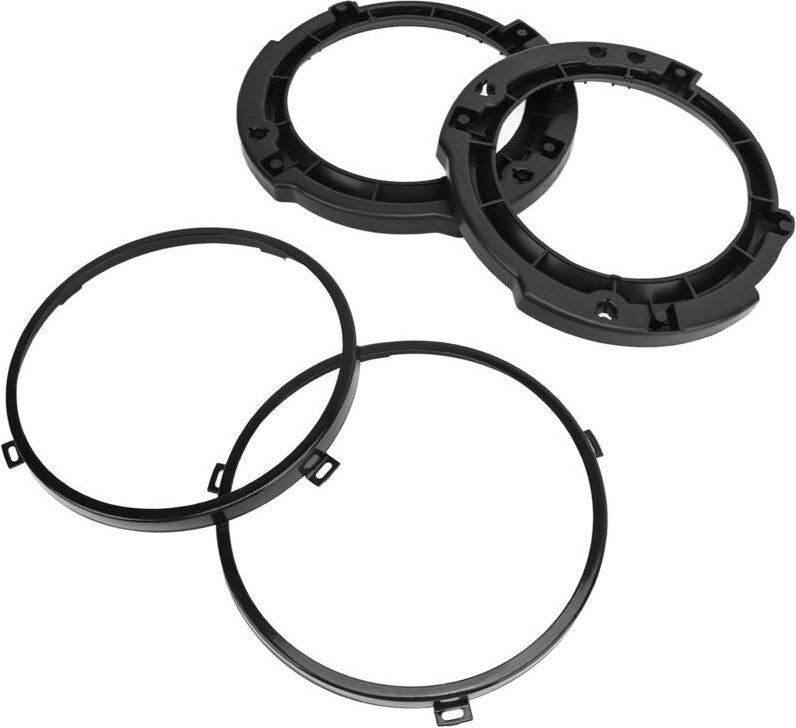 Eosnow 7-Zoll-Rundscheinwerfer-Haltehalterungsring-Set mit Scheinwerfer-Metallring, schwarzer Ersatz für Jeep Wrangler J...