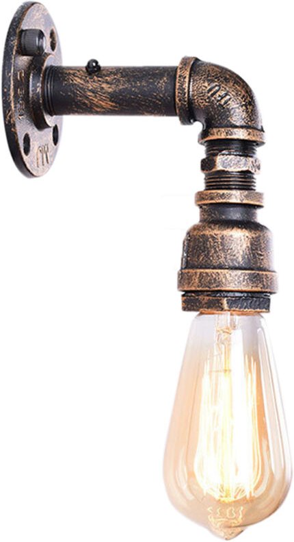 Wandleuchte Retro, Wandlampe E27 Industrial Wandleuchte Innen für Schlafzimmer, Wohnzimmer, Treppen, Flur (Ohne Leuchtmi...
