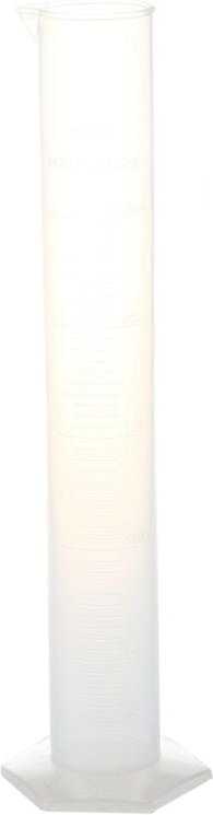Tlily - Lab Set 250ml Klar Weisser Kunststoff Fluessigkeitsmessung Messzylinder