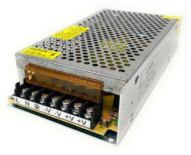 Trade Shop Traesio - Trade Shop - stabilisiertes stromversorgungsgerät 24V 5 ampere transformator schalter 120 watt S-5A...