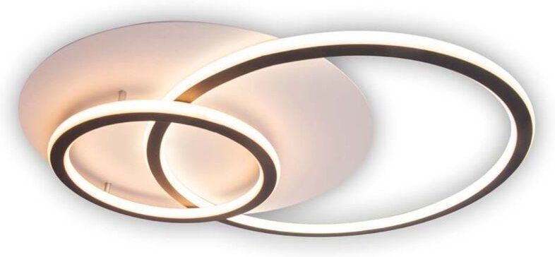 Deckenleuchte Designleuchte Esszimmerlampe schwarz 1 flammig rund LED L 55 cm