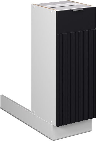 Vicco - Regalinselunterschrank Fame-Line, Schwarz gestreift, 30 cm ohne Arbeitsplatte