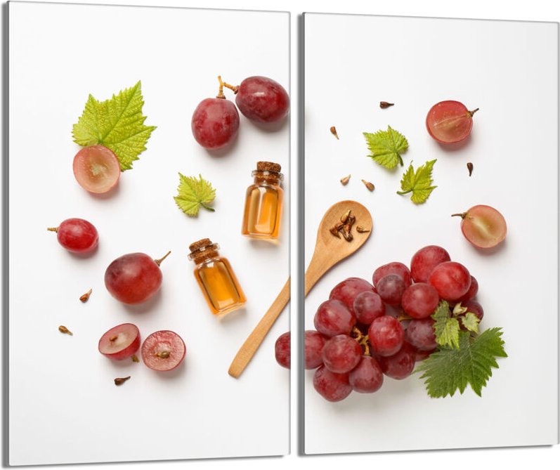 Glasschutzplatte für den Herd 2x30x52 Fruit