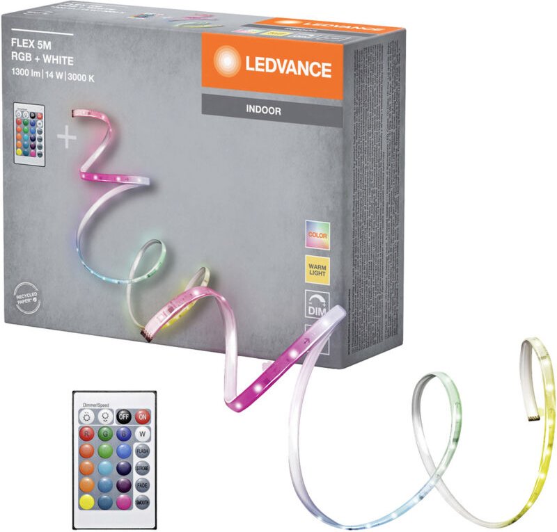 Ledvance - flex 5M rgb 4099854095443 LED-Streifen-Basisset 230 v 5000 mm Warmweiß 1 St.