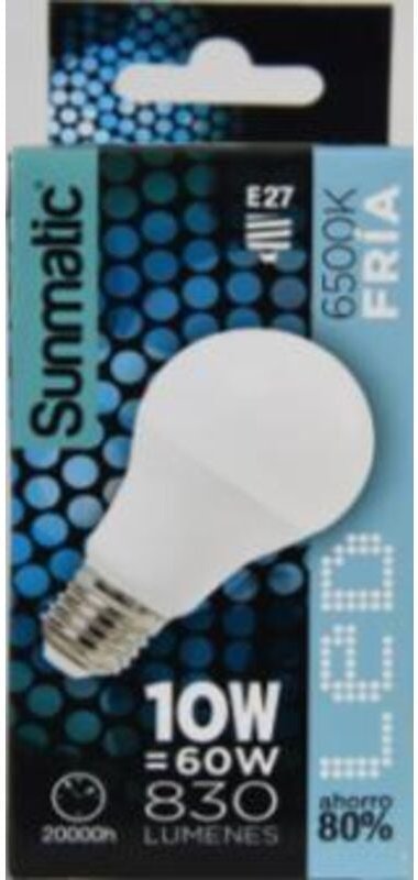 Glühbirne reycar a60 frost smd e27 10w 6500k 830 Lumen