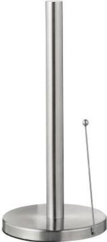 Esmeyer - Küchenrollenhalter ® Sam 15 x 33 cm (d. x h) inkl. Abreißhilfe Edelstahl Farbe: silber