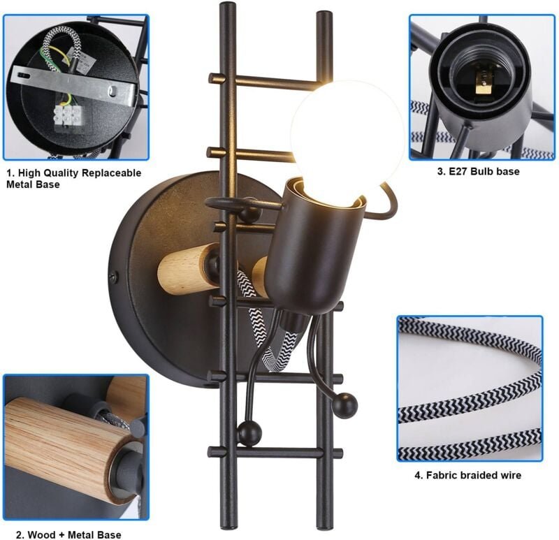 Barcelona Led - Dekorative Wandleuchte 'Doll' - E27