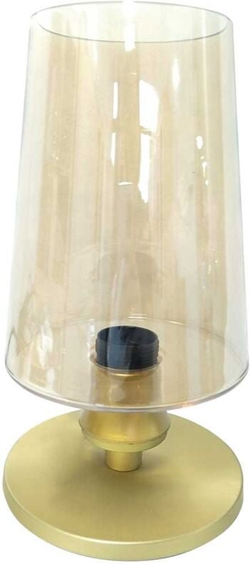 Tischlampe - Ancilla - messing - glas metall - - Steinhauer