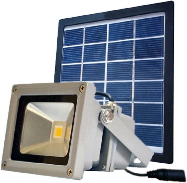 Trade Shop - faro led mit solar pannel für aussen-licht mit integrated batteria 2W -