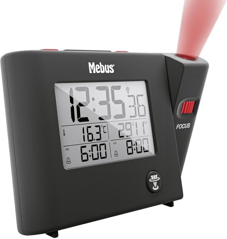 Funkwecker mit Projektion digital 25795