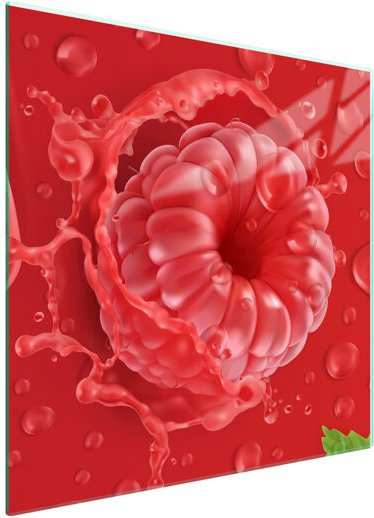 GLASSCHUTZPLATTE FÜR HERD 50x52 HIMBEERE