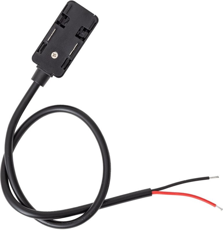 Verbindungsstück mit Kabel für externes Netzteil für Magnetschiene 25mm SuperSlim Schwarz