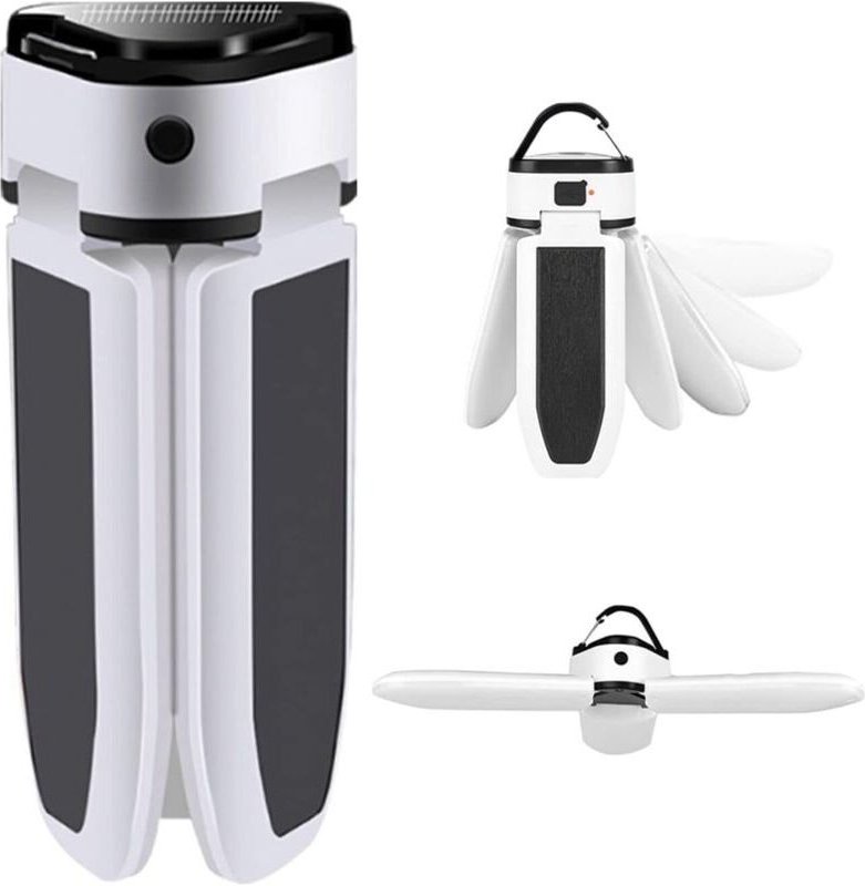 Tragbare Campinglaterne, USB-aufladbare Solar-LED-Leuchte, leistungsstarke Außenbeleuchtung, Notlampe, tragbare Reiseaus...
