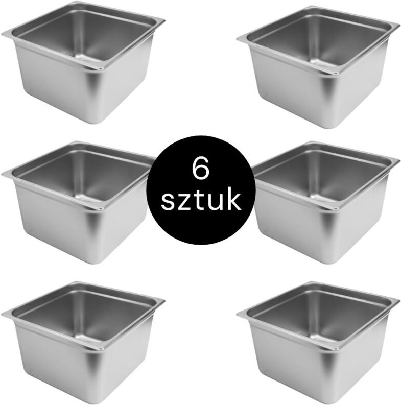 GN-Container Mega-M 2/3 353x325x200 (6er-Set) N