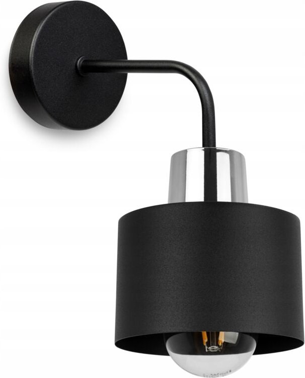 Wandleuchte, Quadratische Lampe, Deckenleuchte, Schwarze Led-Lampe