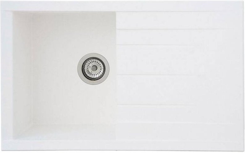 Mineralite Einbauspüle 1 Becken Houston 80 x 50 cm Spülbecken Spüle - Respekta