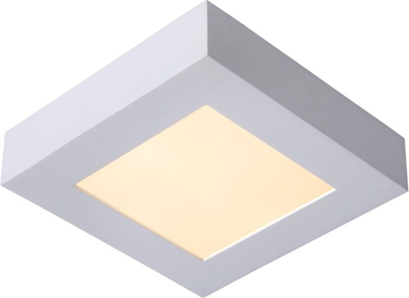 Brice-led - Deckenleuchte Badezimmer - led Dim. - 1x15W 3000K - IP44 - Weiß - Lucide
