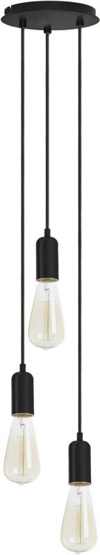 Pendelleuchte a Tu Estilo E27 3x60w Schwarz, Innen