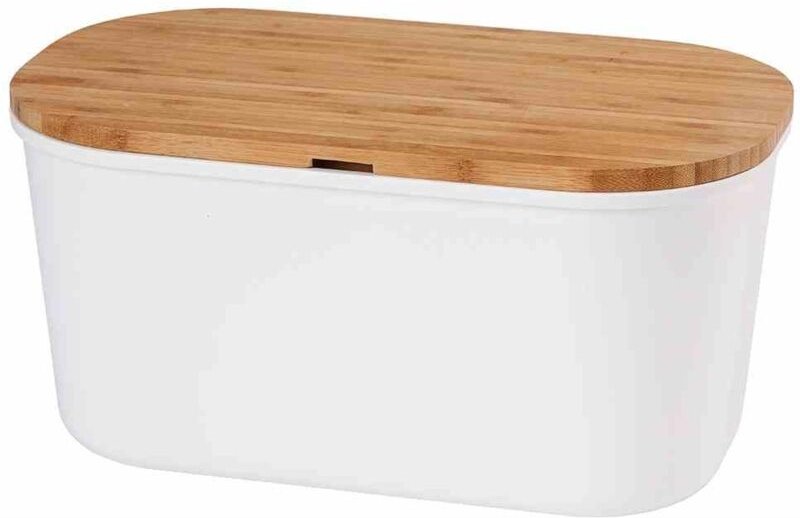 Thumbnail - Ac-deco - Brotbox weiß Melamin, 37 x 17,5 x 21,5 cm