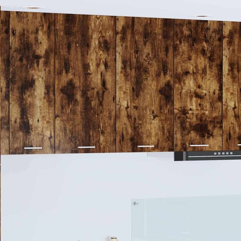 Hängeschrank mit Tür Riga Geräucherte Eiche 80 x 31 x 80 cm vidaXL