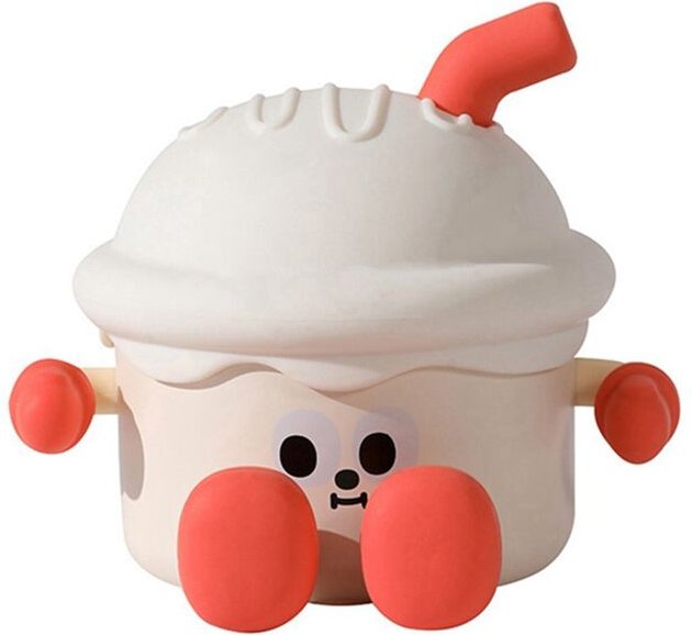 Geburtstagstorte Nachtlicht Ornament Nachttischlampe Sensor Pat Nettes Geschenk für Freundin Kinder Weiß