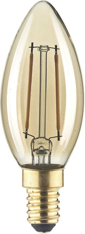 Lightme - LM85051 led E14 Kerzenform 2.5 w Bernstein (ø x l) 35 mm x 97 mm 1 St.