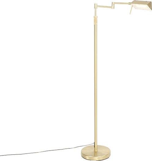 Stehleuchte Messing inkl. led mit Touchdimmer - Notia