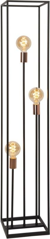 Arthur - Stehlampe - 3xE27 - Schwarz - Lucide