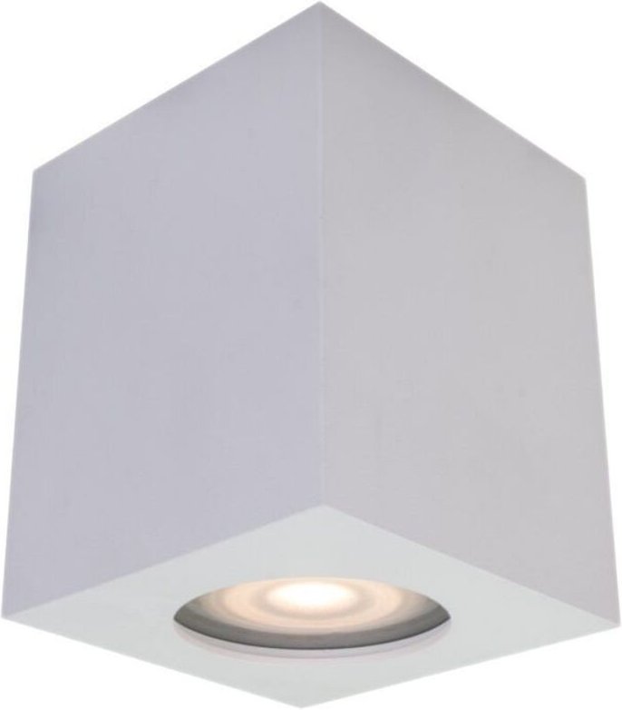 Italux - Fabrycio - Modernes oberflächenmontiertes weißes 1 Licht, GU10, IP44