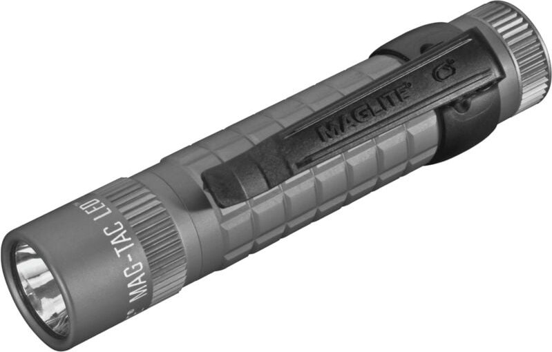 Maglite Mag-Tac plain bezel Taschenlampe grau