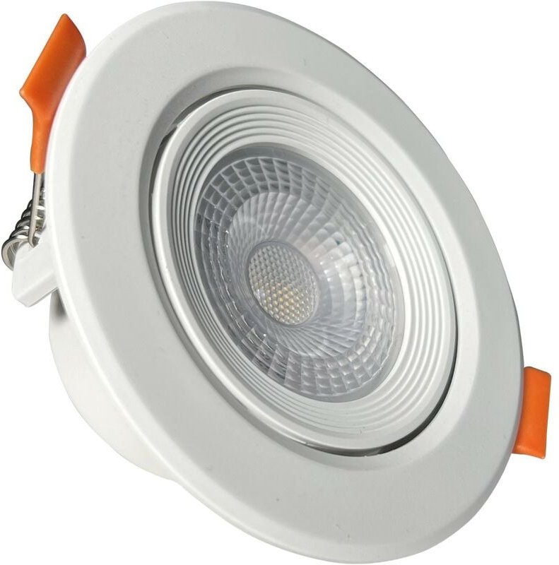 LED-Einbauleuchte, rund 5W - Kaltes Weiß 6500K