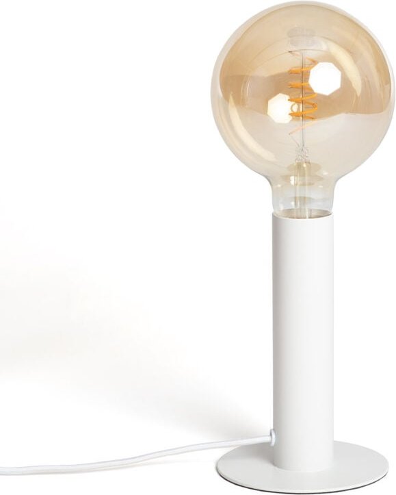 Tischlampe Metall Rovia Weiß