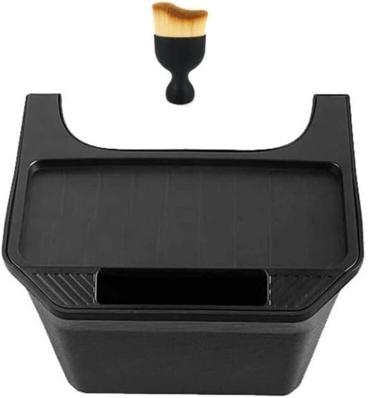 Upgrade Silikon-Mülleimer für Tesla Model Y – Aufbewahrungsbox für hintere Mittelkonsole und Rücksitze, Fahrzeug-Müllbeh...
