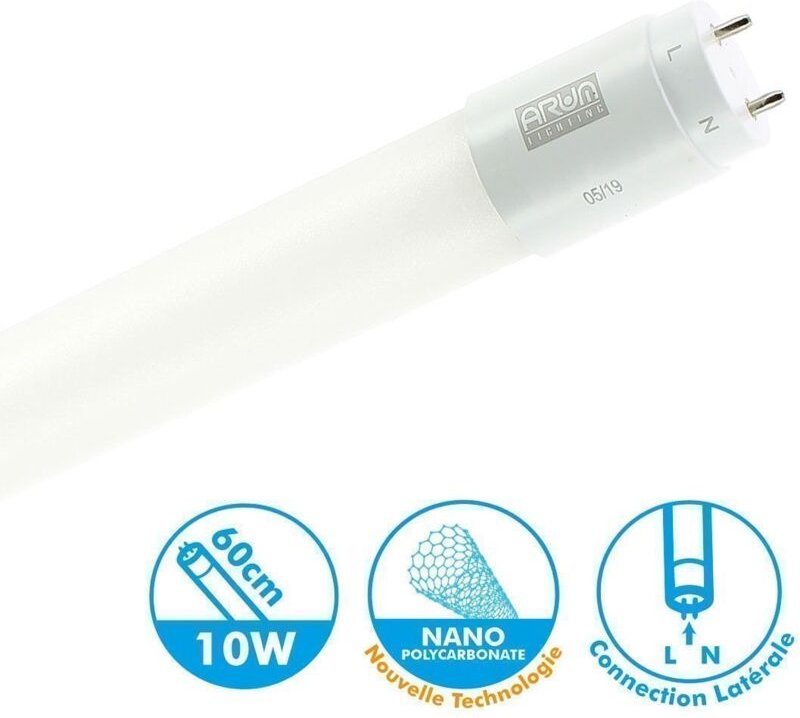 Led Tube Pro Naturweiß T8 10W 60cm Seitenanschluss