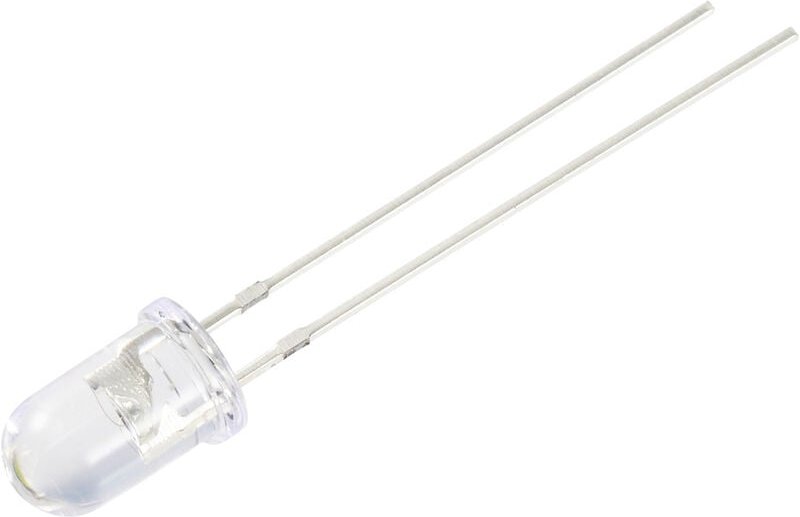 Thumbnail - Led bedrahtet Weiß Rund 5 mm 2180 mcd 30 ° 1 mA 2.8 v - Tru Components