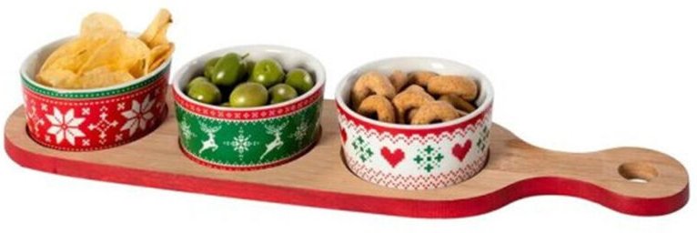 Trade Shop - ANTIPASTIERA NATALIZIA 3 BASIC BASIC BASIC APERITIVE TABELLE -