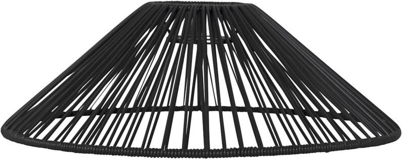 Star Trading - Lampenschirm Vide, Rattan, Schwarz, E27, Außenbereich, ⌀ 38 cm